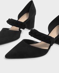 CHARLES & KEITH - Giày cao gót mũi nhọn Chain Detail Pointed