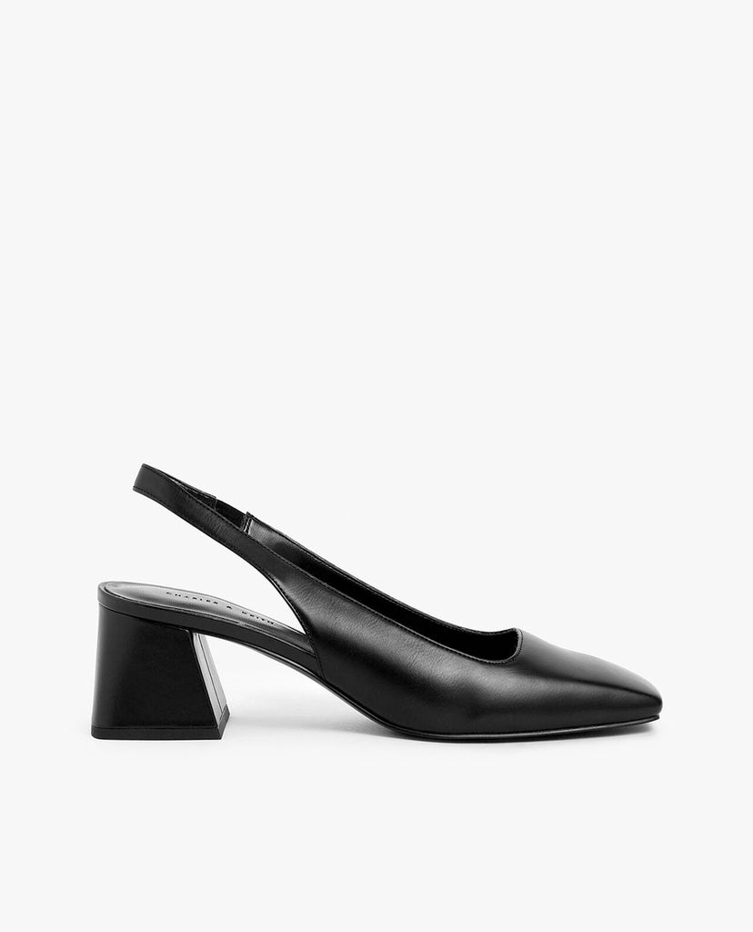 CHARLES & KEITH - Giày cao gót mũi vuông Square Toe