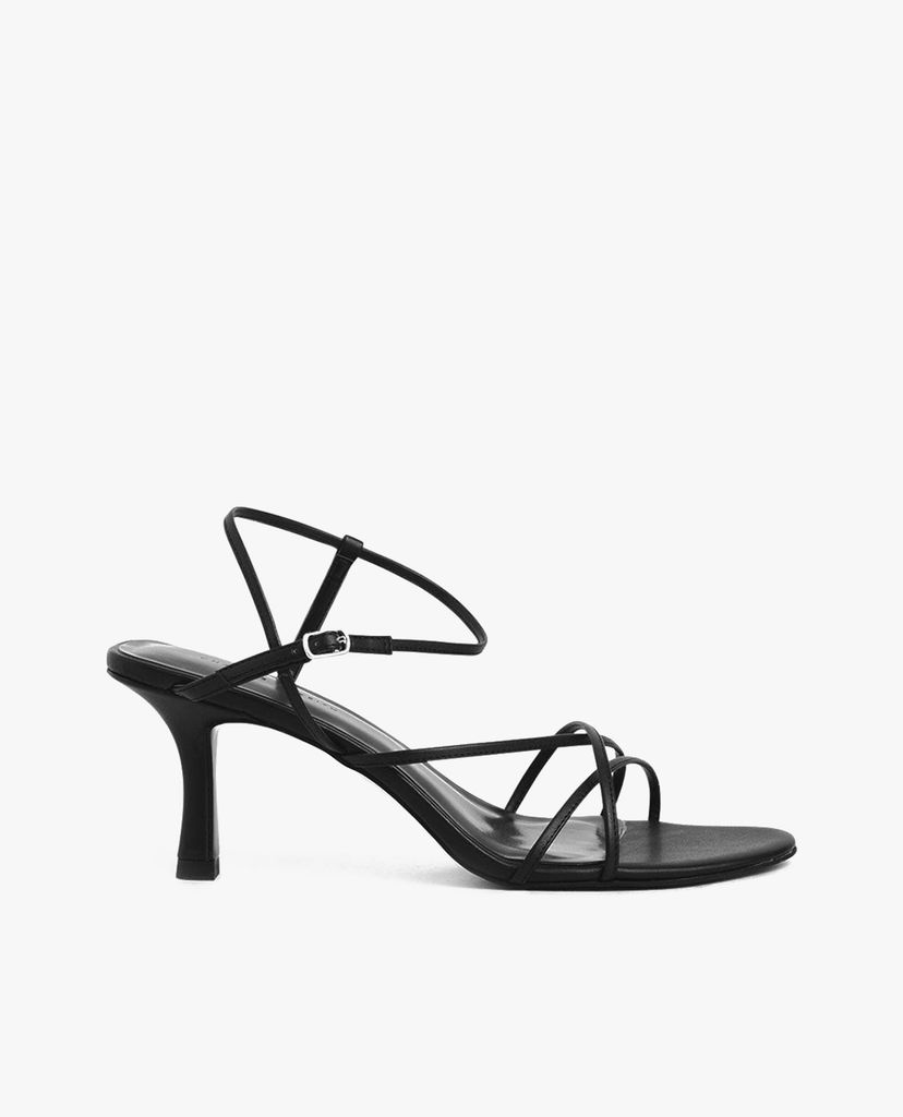 CHARLES & KEITH - Giày cao gót hở mũi phối quai thời trang