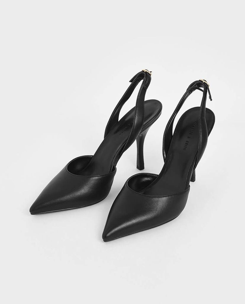 CHARLES & KEITH - Giày cao gót mũi nhọn D Orsay Slingback