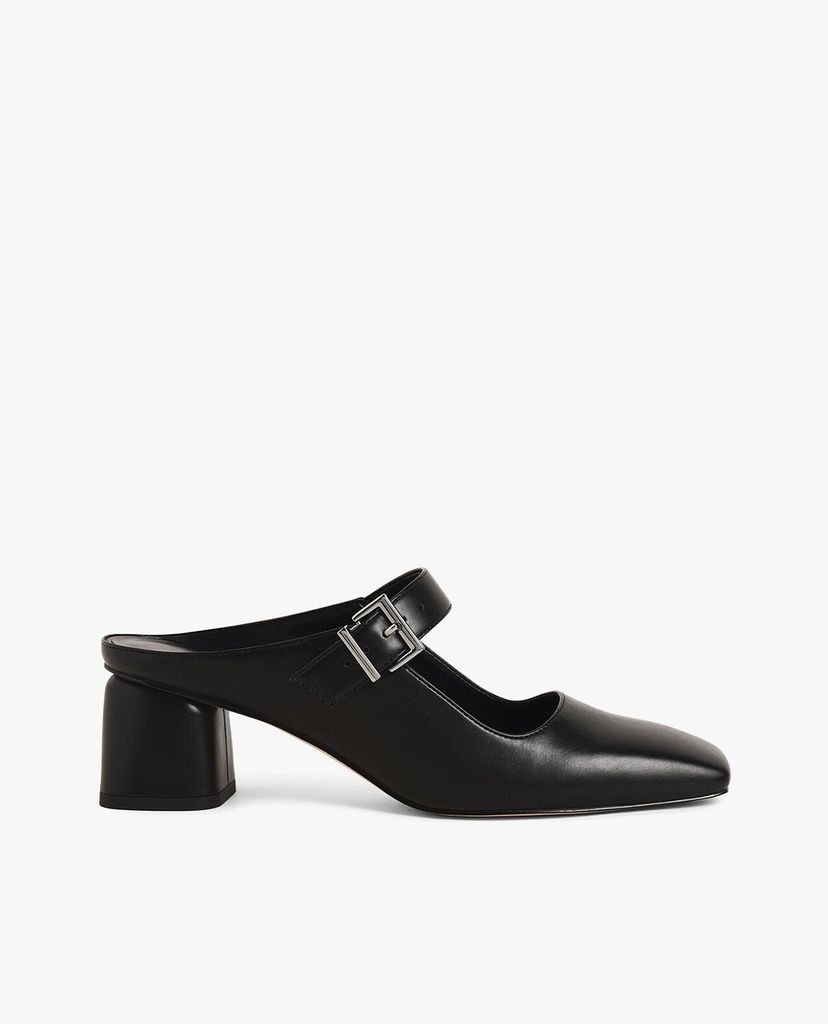 CHARLES & KEITH - Giày cao gót mũi vuông Mary Jane Block