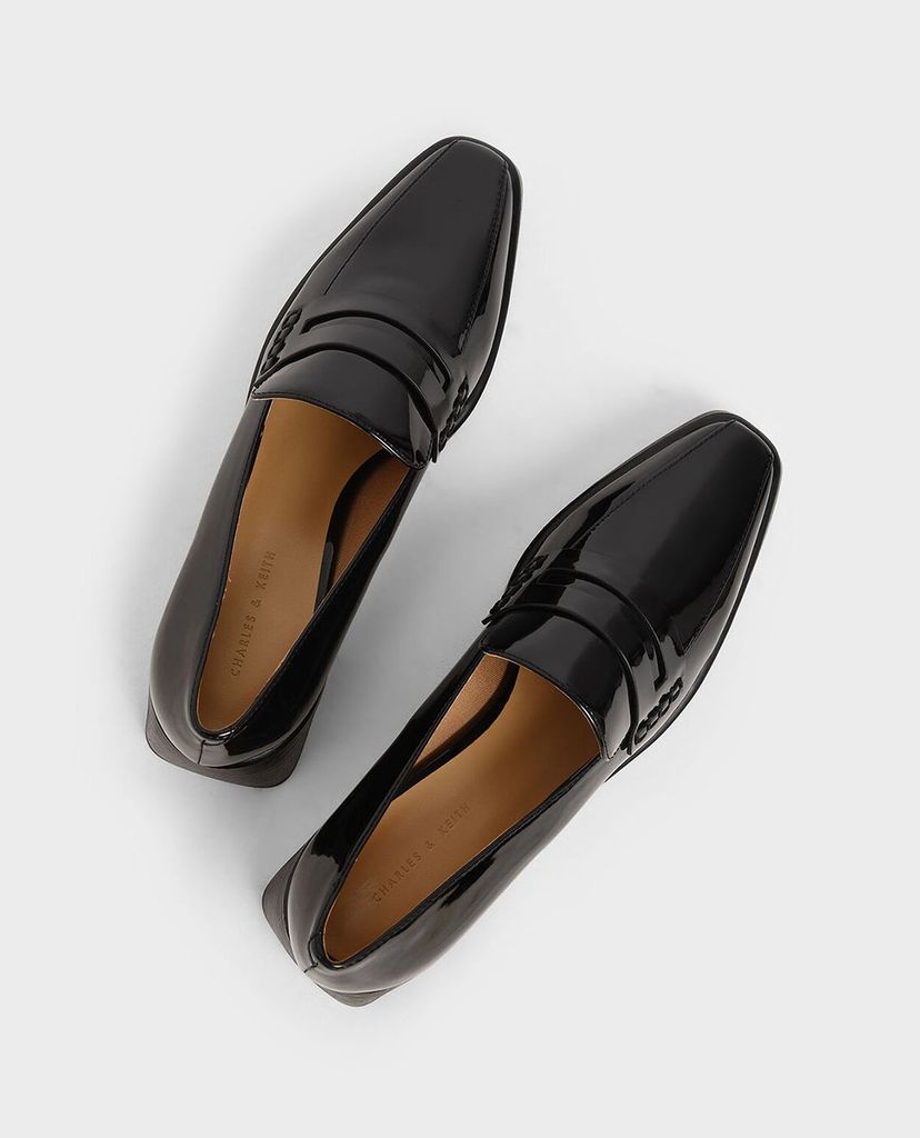 CHARLES & KEITH - Giày cao gót mũi nhọn Loafers