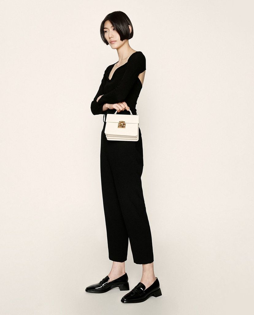 CHARLES & KEITH - Giày cao gót mũi nhọn Loafers