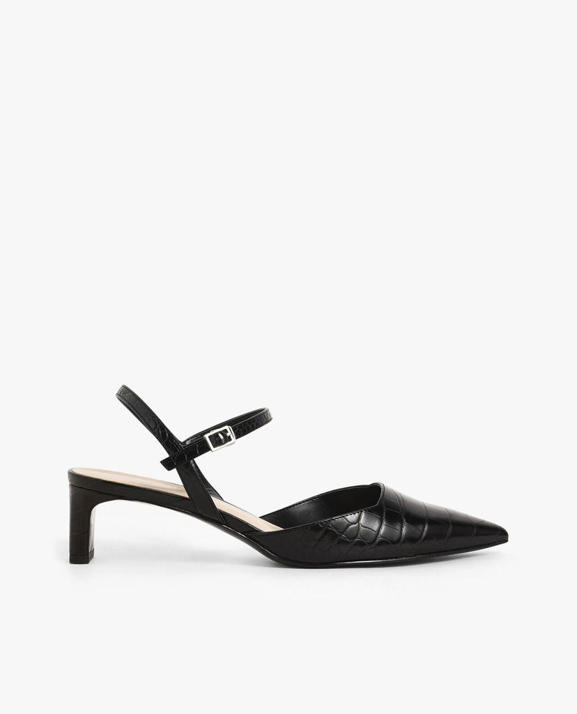 CHARLES & KEITH - Giày cao gót mũi nhọn Ankle Strap