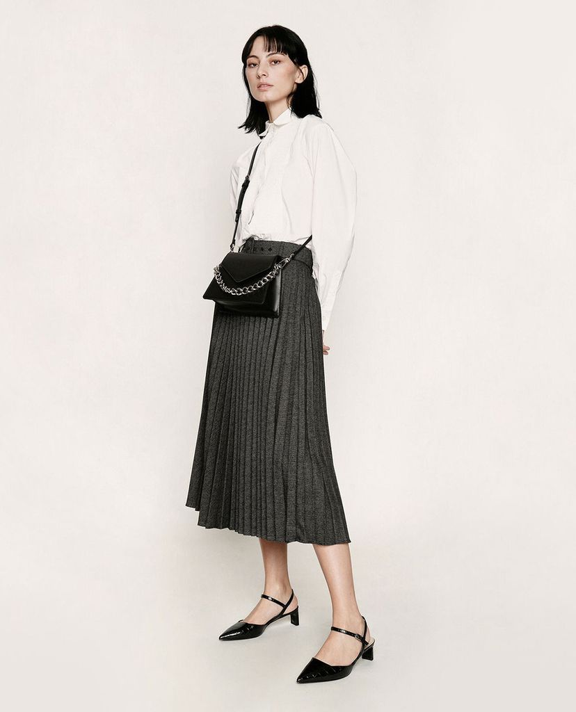 CHARLES & KEITH - Giày cao gót mũi nhọn Ankle Strap