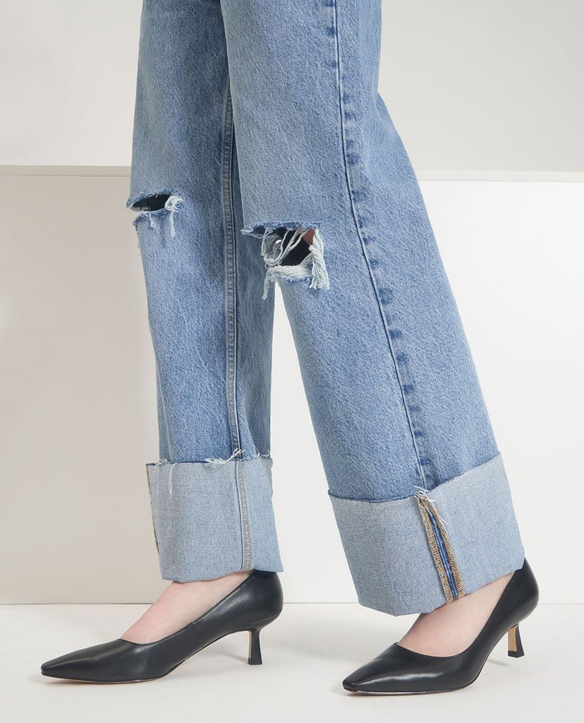 CHARLES & KEITH - Giày cao gót mũi nhọn Kitten Heel Court