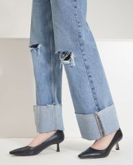 CHARLES & KEITH - Giày cao gót mũi nhọn Kitten Heel Court