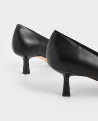 CHARLES & KEITH - Giày cao gót mũi nhọn Kitten Heel Court