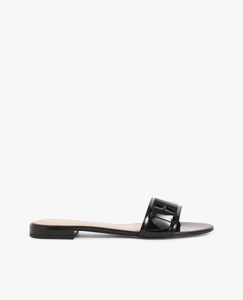 CHARLES & KEITH - Giày sandal nữ quai ngang Buckle Strap Glitter