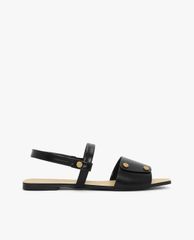 CHARLES & KEITH - Giày sandal nữ quai ngang Screw Stud Detail