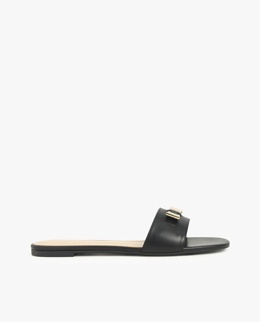 CHARLES & KEITH - Dép nữ quai ngang Metal Bow Slide