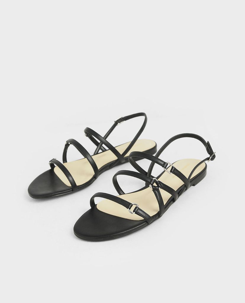 CHARLES & KEITH - Giày sandal nữ quai mảnh Tri Strap Slingback