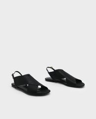 CHARLES & KEITH - Giày sandal nữ Criss Cross Slingback