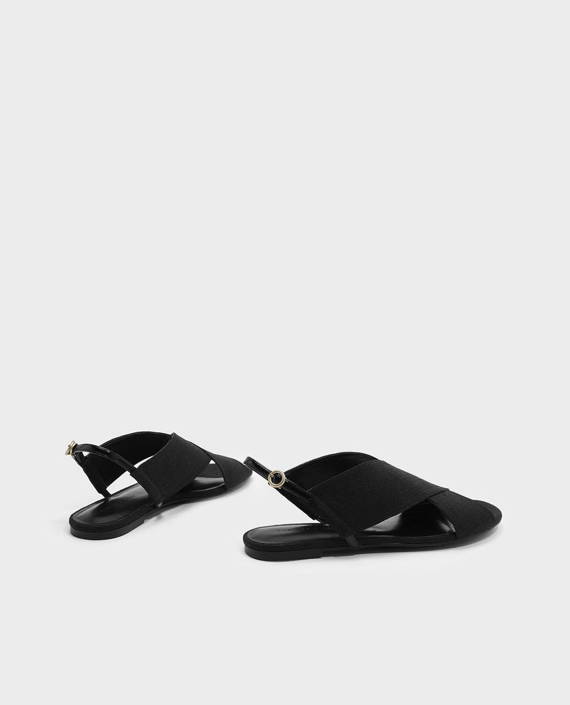 CHARLES & KEITH - Giày sandal nữ Criss Cross Slingback