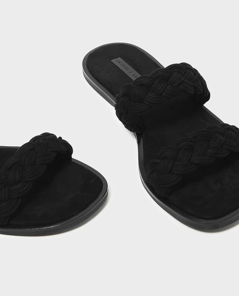 CHARLES & KEITH - Giày sandal nữ Braid Detail