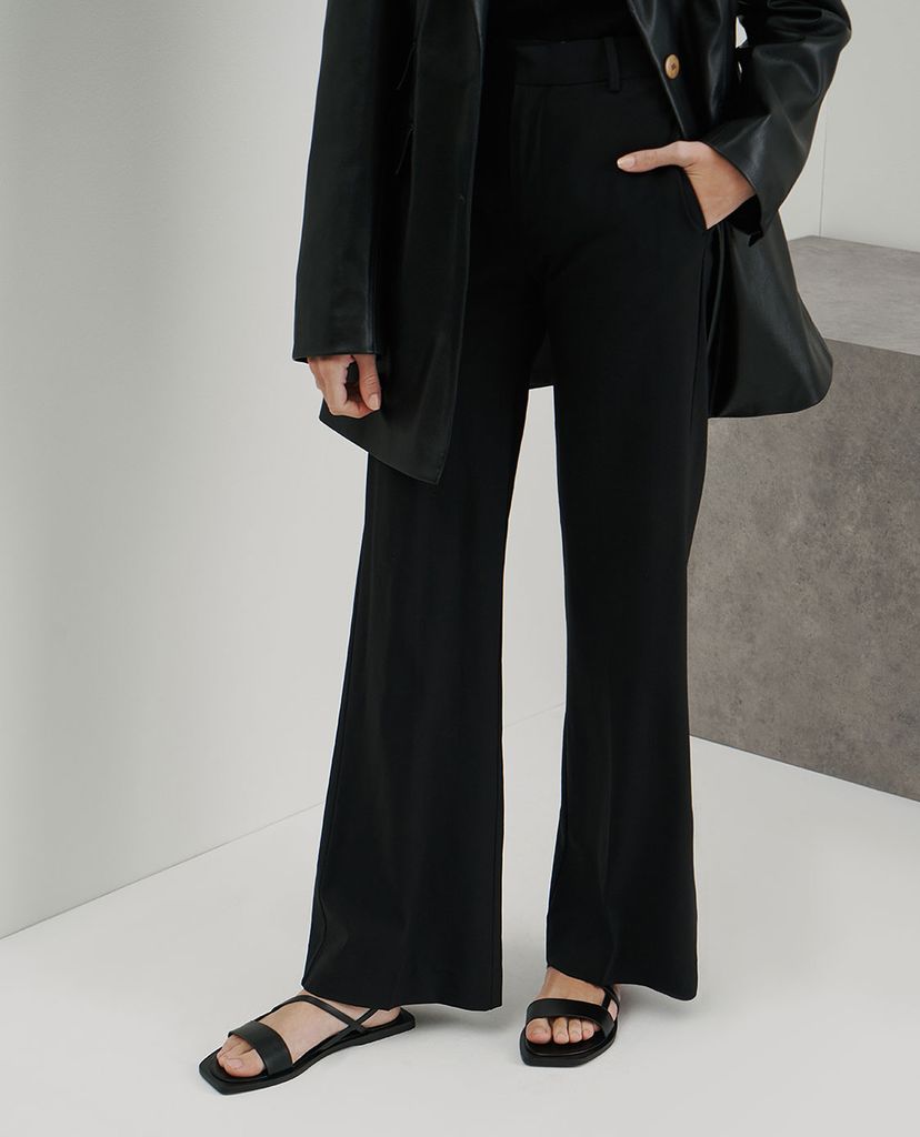 CHARLES & KEITH - Giày sandal nữ Asymmetric Strap Slingback