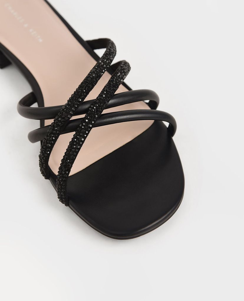 CHARLES & KEITH - Giày sandal nữ Embellished Slide