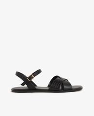 CHARLES & KEITH - Giày sandal nữ quai chéo Mock Croc