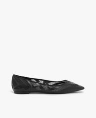 CHARLES & KEITH - Giày búp bê mũi nhọn Mesh Detail