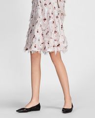 CHARLES & KEITH - Giày búp bê mũi nhọn Mesh Detail
