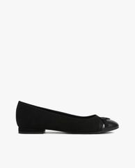 CHARLES & KEITH - Giày đế bệt nữ mũi tròn Mesh Bow Tie Ballerina