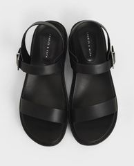 CHARLES & KEITH - Giày sandals nữ quai ngang Ankle Strap