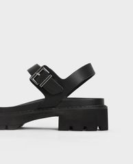 CHARLES & KEITH - Giày sandals nữ quai ngang Ankle Strap