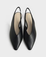 CHARLES & KEITH - Giày búp bê nữ Pointed Toe Slingback Ballerinas
