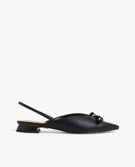 CHARLES & KEITH - Giày đế bệt mũi nhọn Patent Bow