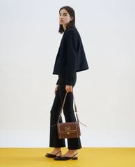 CHARLES & KEITH - Giày đế bệt mũi nhọn Patent Bow