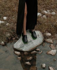 CHARLES & KEITH - Giày đế bệt nữ Chunky Sole Penny Loafers