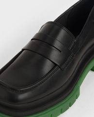 CHARLES & KEITH - Giày đế bệt nữ Chunky Sole Penny Loafers