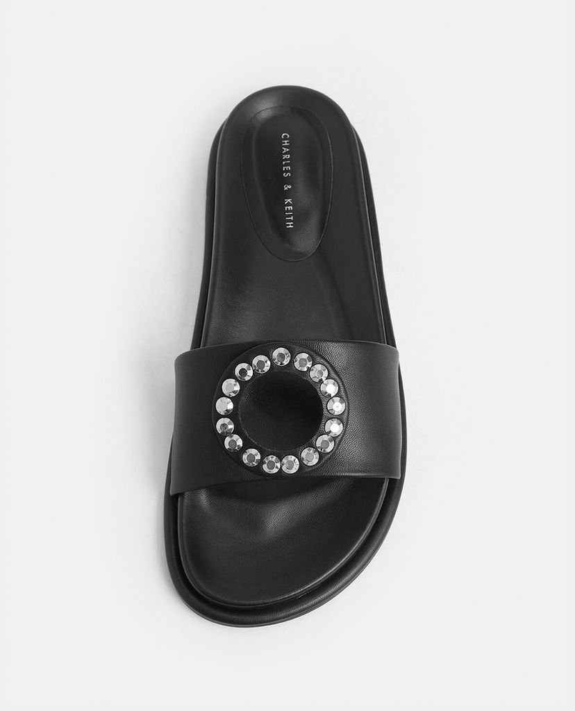 CHARLES & KEITH - Dép nữ quai ngang Embellished Detail