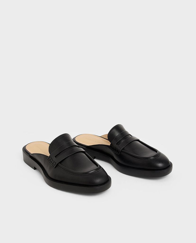 CHARLES & KEITH - Giày đế bệt nữ Penny Loafer