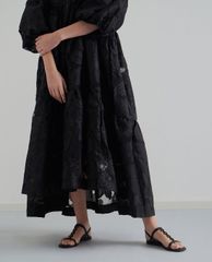 CHARLES & KEITH - Giày sandals nữ hở mũi quai ngang Wood Effect Chain Link