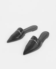 CHARLES & KEITH - Giày đế bệt mũi nhọn Embroidered Pointed