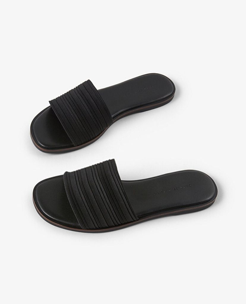 CHARLES & KEITH - Dép nữ quai ngang thời trang