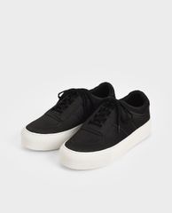 CHARLES & KEITH - Giày thể thao nữ Satin Platform