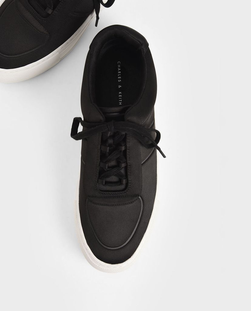 CHARLES & KEITH - Giày thể thao nữ Satin Platform