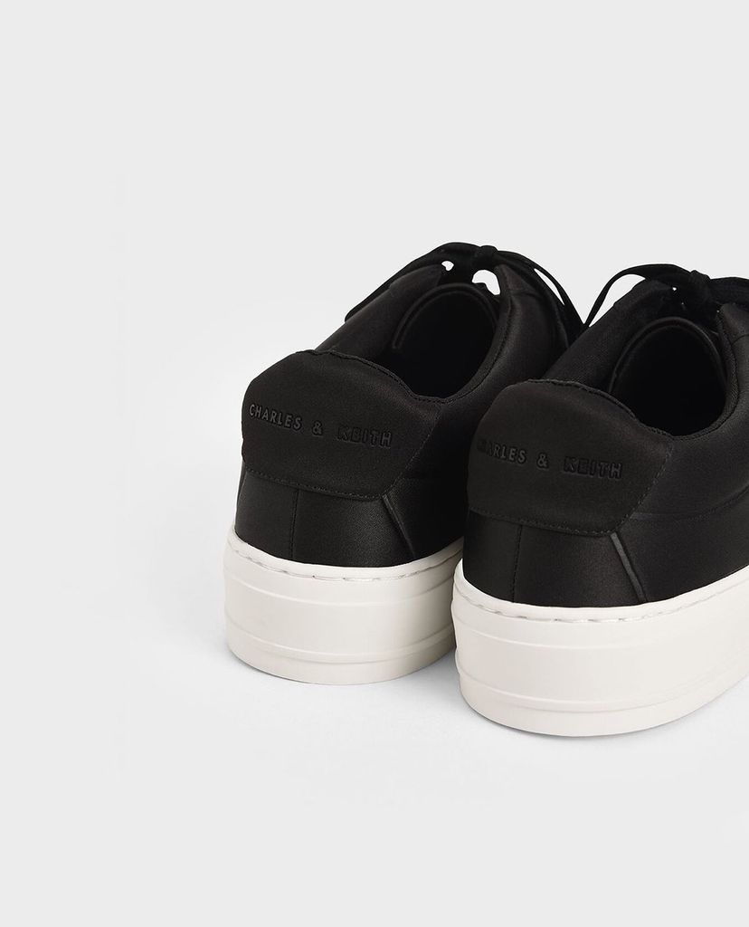 CHARLES & KEITH - Giày thể thao nữ Satin Platform