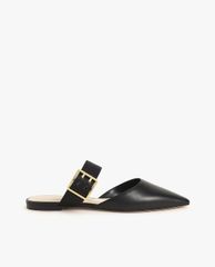 CHARLES & KEITH - Giày đế bệt nữ mũi nhọn Satin Buckle Strap