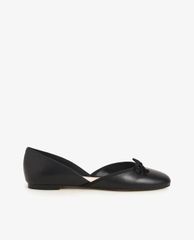 CHARLES & KEITH - Giày búp bê nữ mũi tròn Bow Dorsay