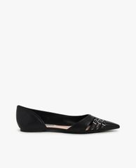 CHARLES & KEITH - Giày búp bê nữ mũi nhọn Half D'Orsay Cut Out