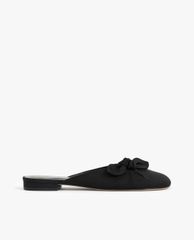 CHARLES & KEITH - Giày mules nữ mũi tròn Knotted Fabric