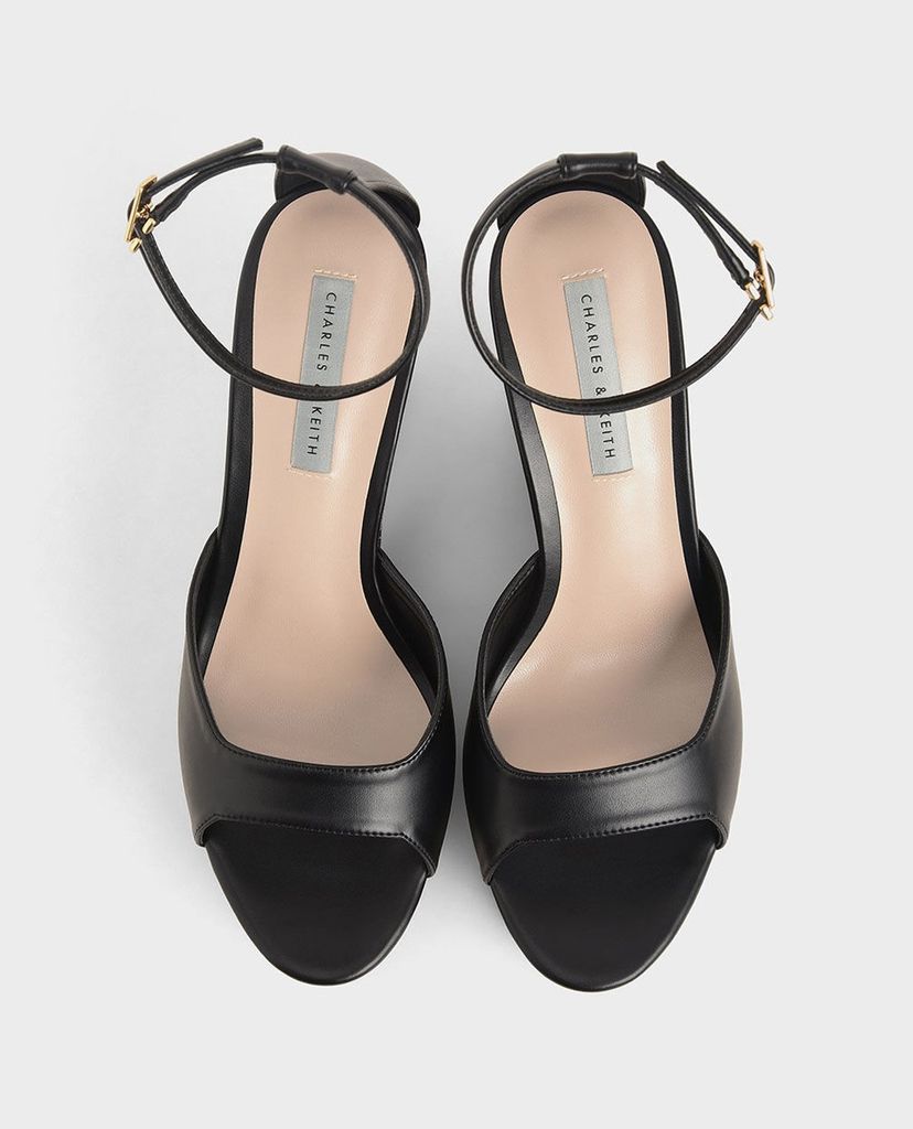CHARLES & KEITH - Giày đế xuồng quai ngang thời trang