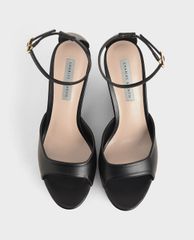 CHARLES & KEITH - Giày đế xuồng quai ngang thời trang