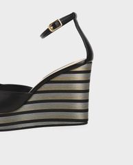CHARLES & KEITH - Giày đế xuồng quai ngang thời trang