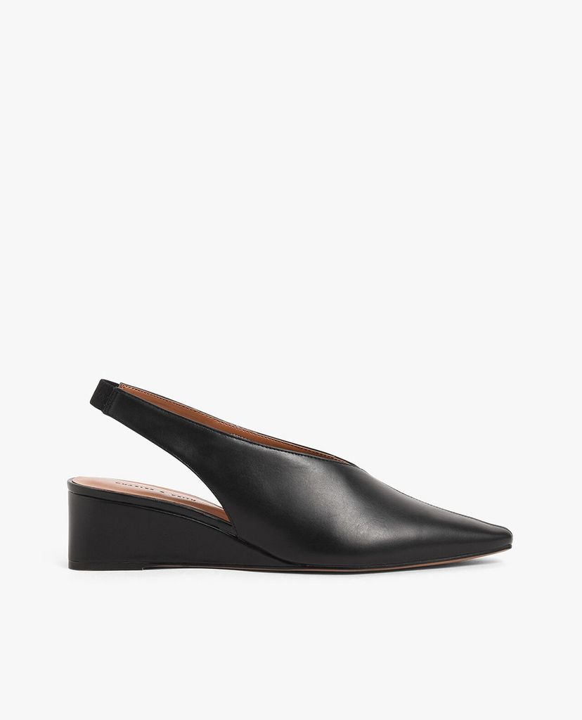 CHARLES & KEITH - Giày đế xuồng mũi nhọn V Cut Slingback