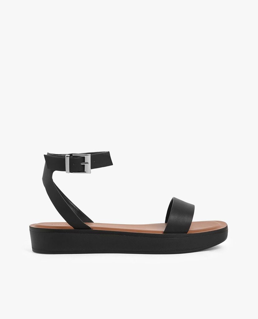 CHARLES & KEITH - Giày sandal nữ quai ngang Ankle Strap Platform