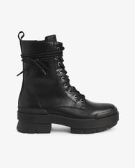 CHARLES & KEITH - Giày boots nữ thắt dây Combat Boots